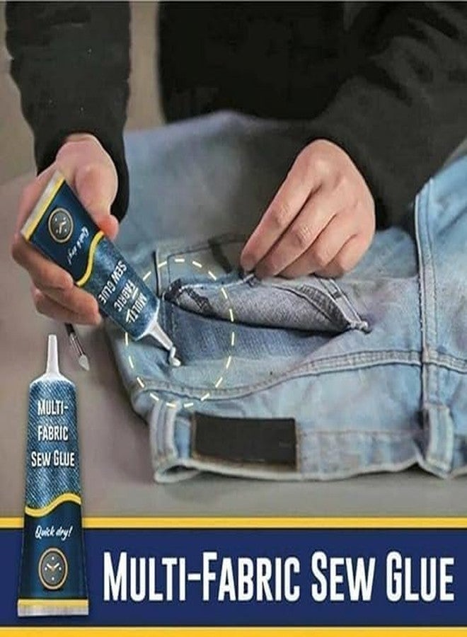 Daesyn Deal Quick Dry Fabric Glue - No-Sew Liquid Stitch for Clothes Repair | Ultra-Strong, Waterproof & Permanent Adhesive for Fabric, Denim, Leather & More | Fast Drying & Easy to Use - Image 4